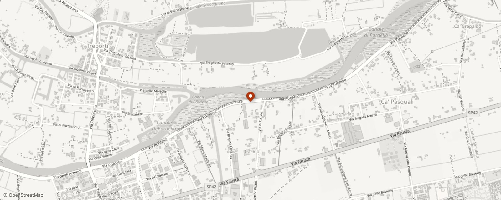 Mappa: Via Pordelio, 3, 30013 Cavallino-Treporti
